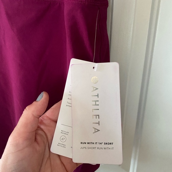 Athleta Vibrant Pink Sport Skirt - Picture 2 of 7